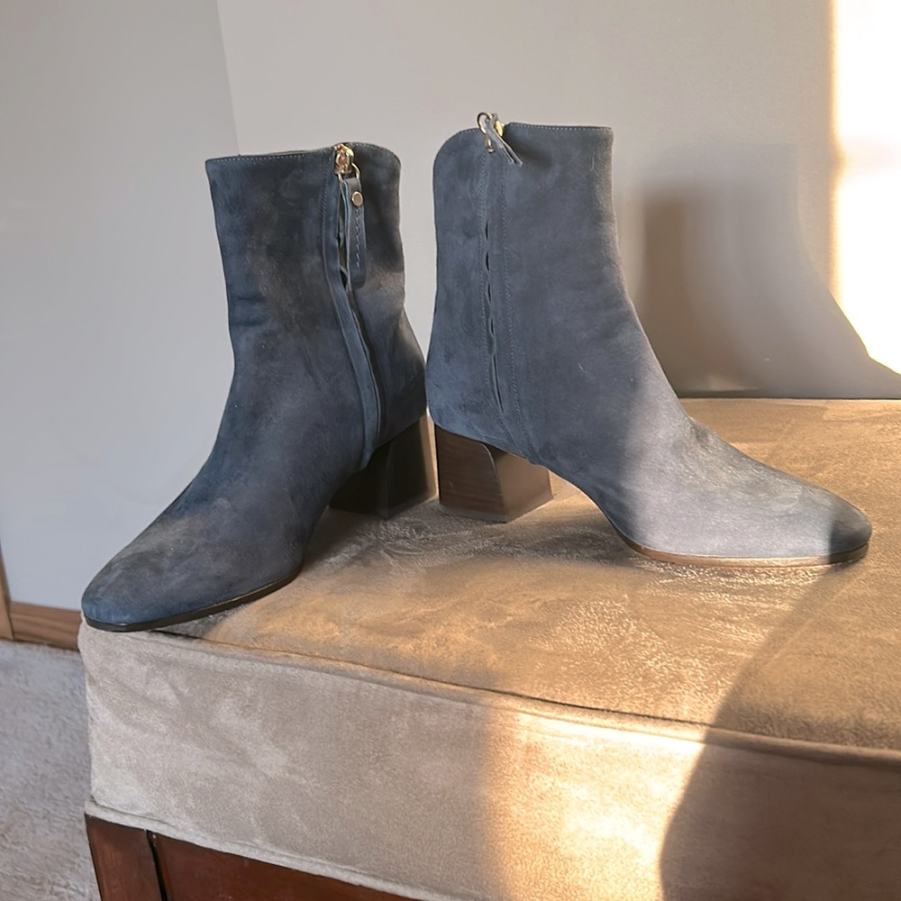 M.gemi blue suede boot